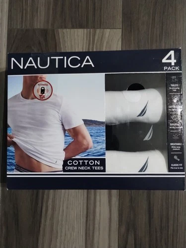 Nautica Mens Cotton Crew Neck Tees (Medium) 38-40 - product listing photo