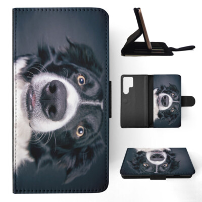 FLIP CASE FOR SAMSUNG GALAXY|BORDER COLLIE DOG 2