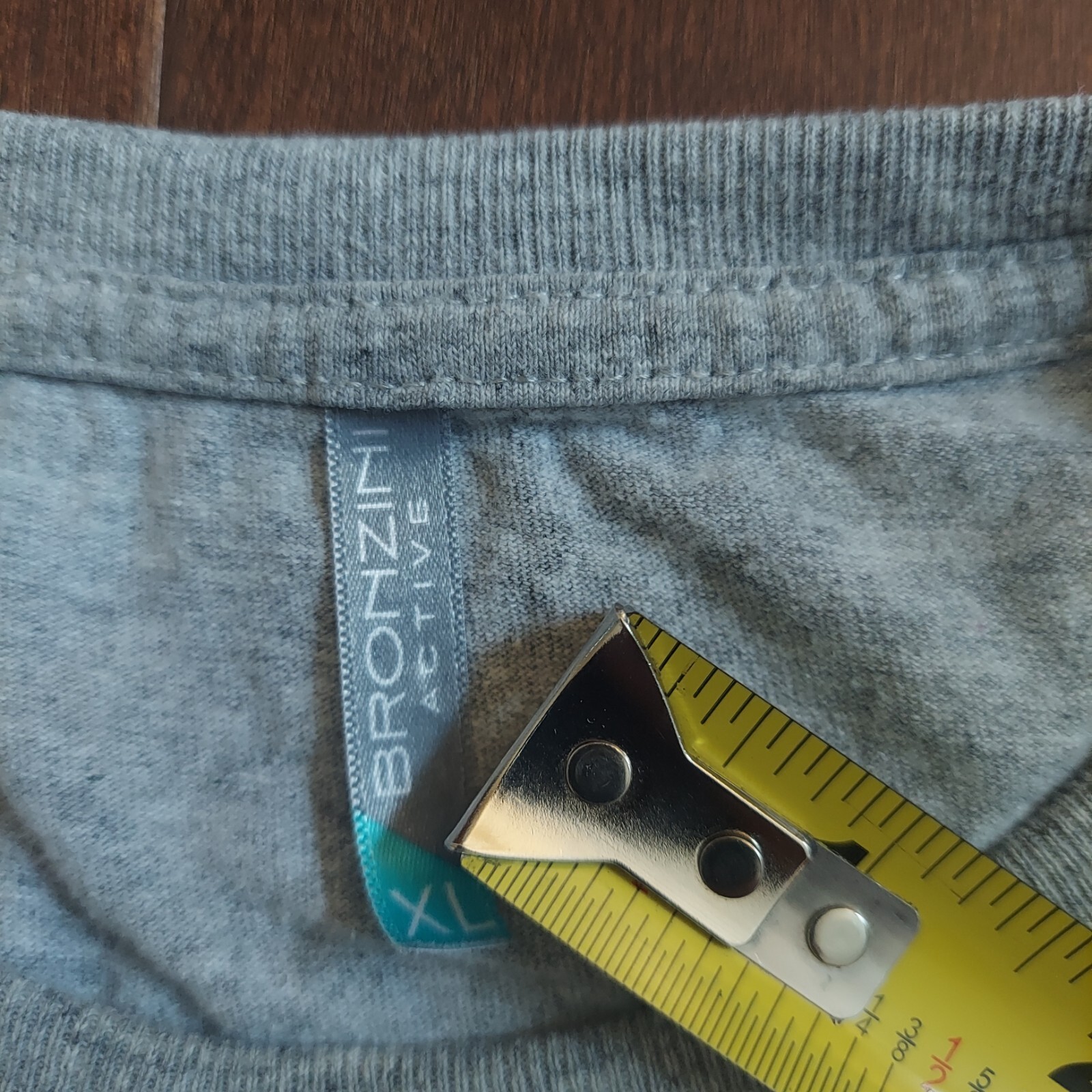 Bronzini Active Men's Solid Gray Heather Short Sl… - image 11