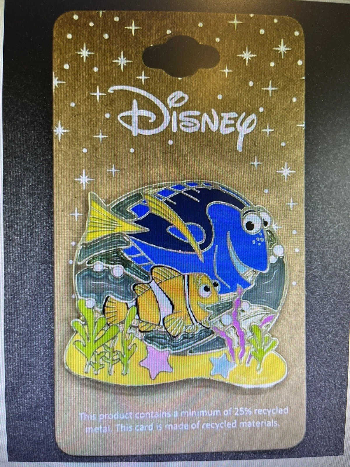 Disney Pixar Finding Nemo Dory & Marlin Enamel Disney Pin 2023 NWT