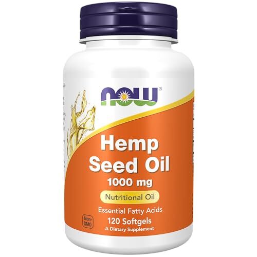 NOW FOODS Hemp Seed Oil 1000 mg 120 Softgels