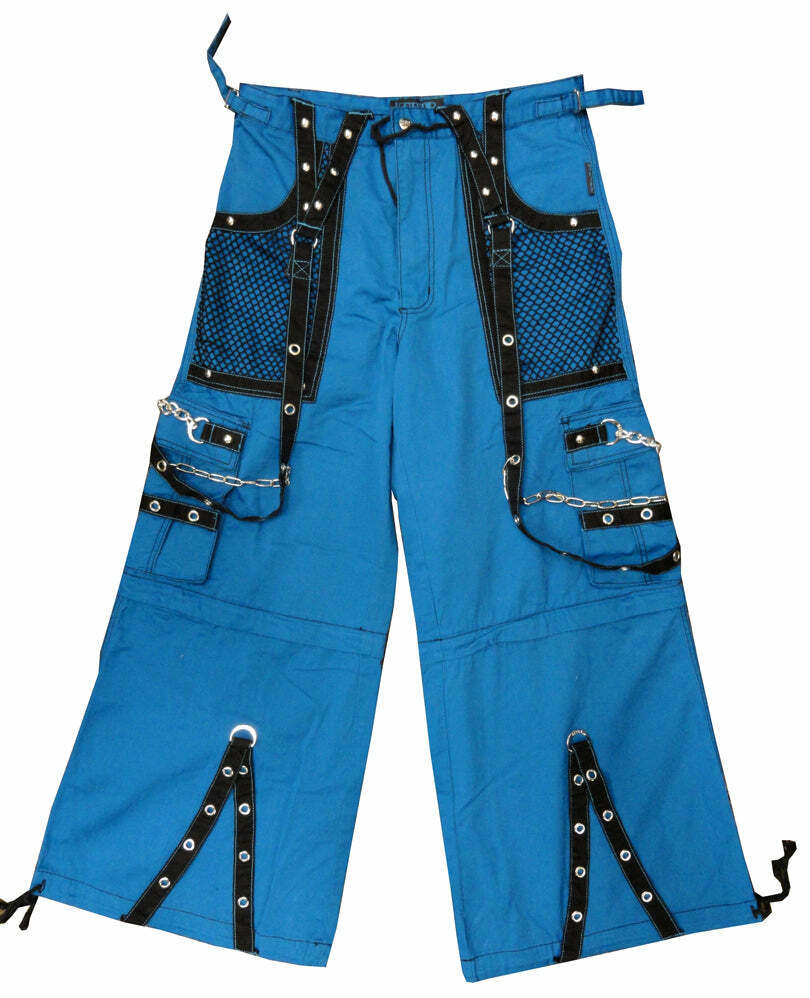 Tripp NYC - Arctic Nightmare Bondage Pants Blue & Black NEW