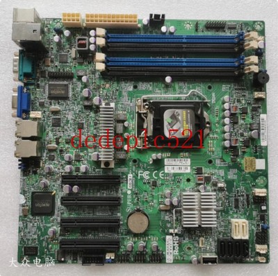 1 PCS Ultra Micro X9SCM-F Single Channel Server Motherboard 1155 Pin