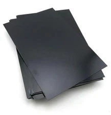 1pc 4mm x 7.87" x 9.84" Black ABS Styrene Plastic Flat Sheet Plate