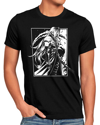 Black Coart Villain Herren T-Shirt anime cloud choco-bo sephiroth