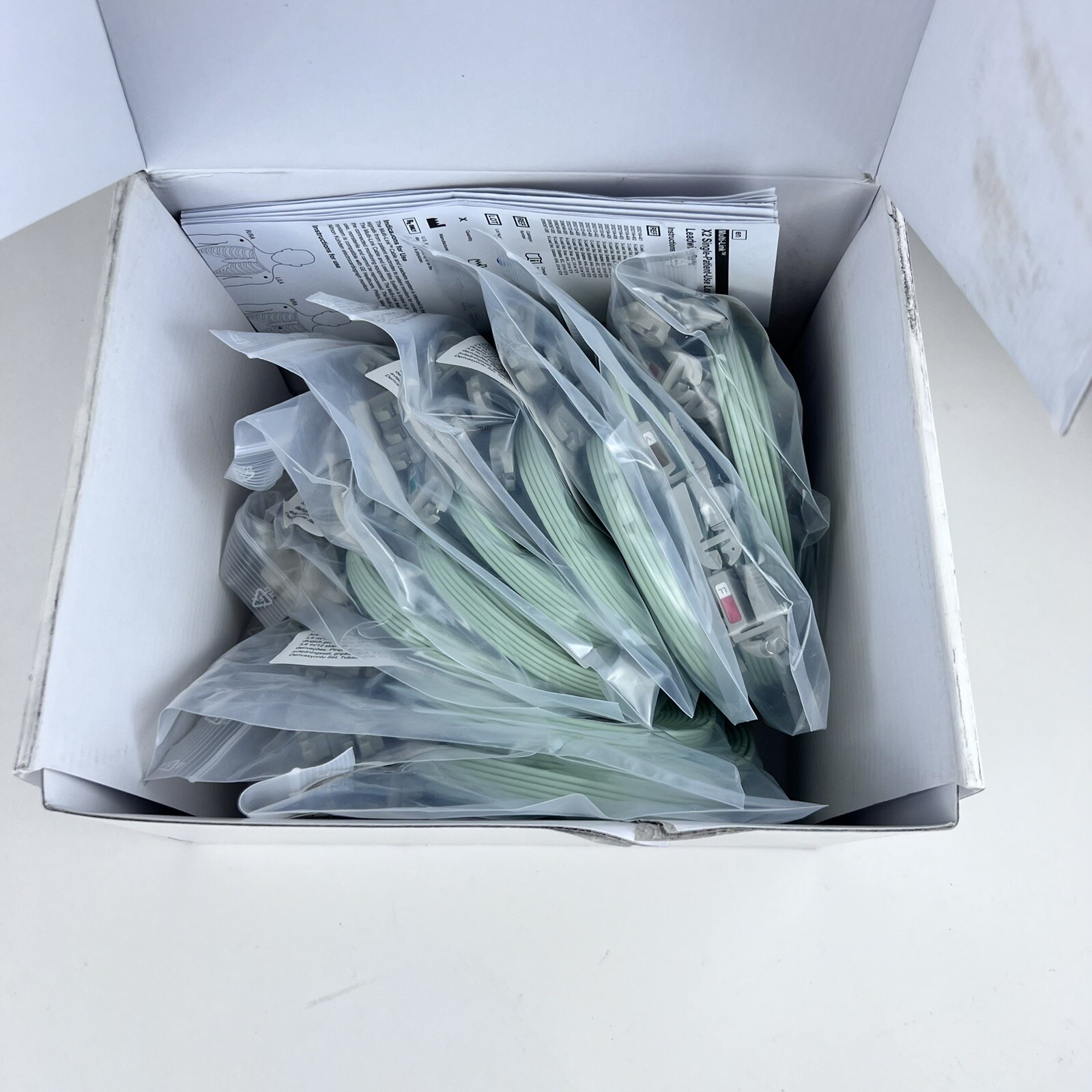 10 Carefusion Multi-Link X2 Long ECG Leadwire 5-lead Set Grabber