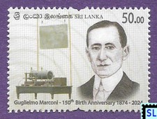 Sri Lanka Stamps 2024, Guglielmo Marconi, Italy, Radio, SLBC, MNH