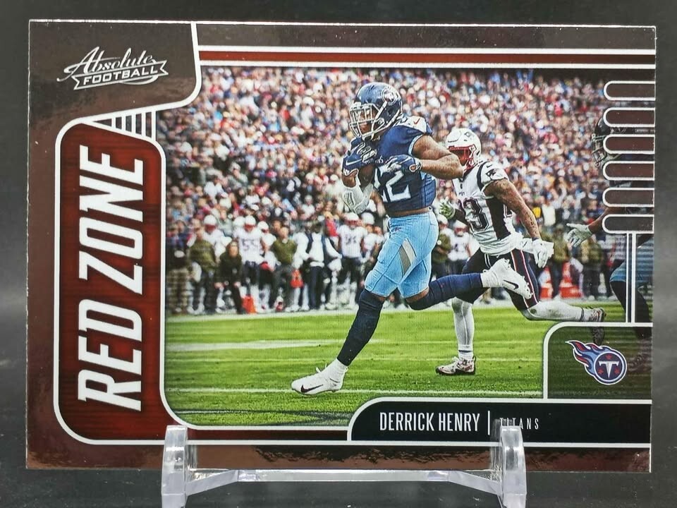 Derrick Henry 2019 Panini Absolute Red Zone Tennessee Titans
