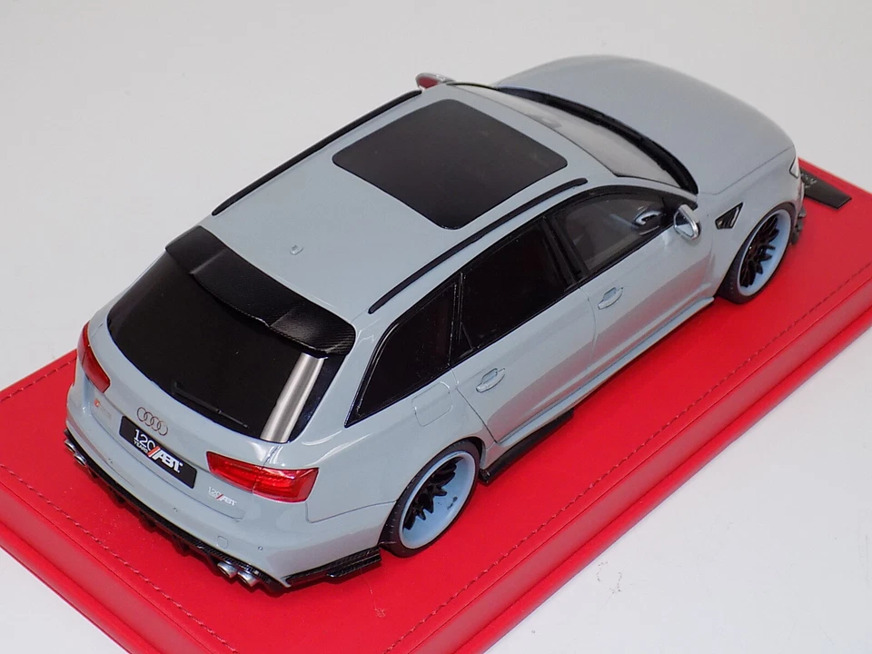1/18 GT Spirit Audi ABT RS6-R in Grey GT158 customized Forgiato Grey Wheel AB127 Foto 4 de 4