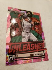 Alex Rodriguez 2021 Donruss UNLEASHED SP Insert Pink Fireworks UNL23