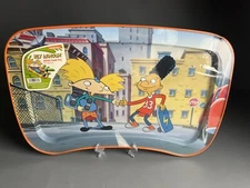 Nickelodeon HEY ARNOLD Activity Snack Tray w/ Folding Legs Vintage Collectible