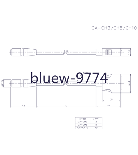 KEYENCE CA-CH5 NEW 5M CABLEFedex shipping - Picture 5 of 5
