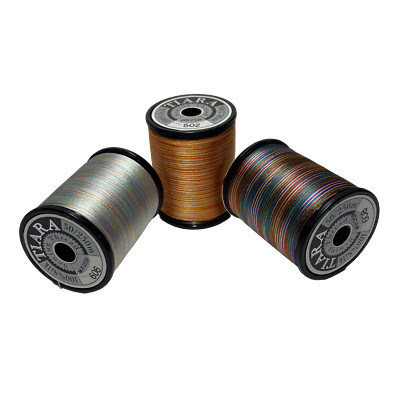 Fujix Tiara 50 Variegated Silk Thread, 23 dtex 4x3, 250m, 24 Amazing Colors