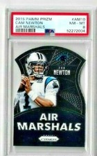 2015 Panini Prizm Cam Newton Air Marshals PSA 8