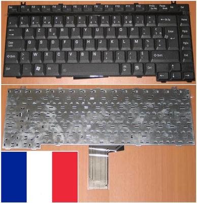 Clavier AZERTY Français Original Pour Toshiba - Modèle NSK-TBR0F (NSK TBR0F) - Noir - Neuf Emballé