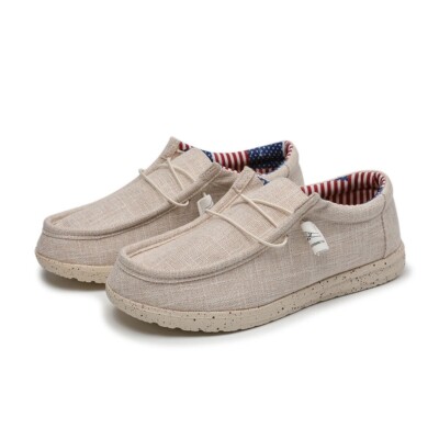 Lightweight Stretch Men's Loafers Breathable Casual Slip-on Sneakers Shoes Size
