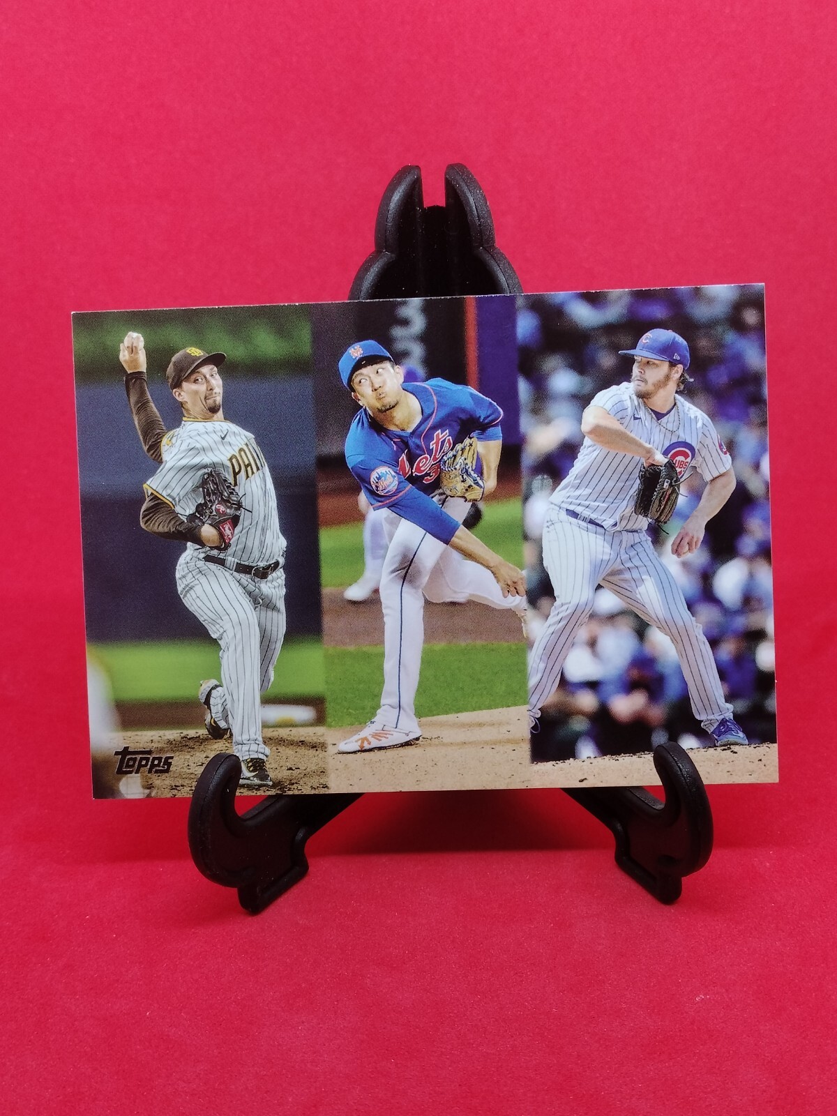 2024 Topps Series 1 NL ERA League Leaders 212 No True Photo Variation