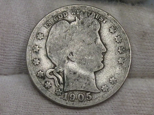 1905 Barber Quarter.  #14