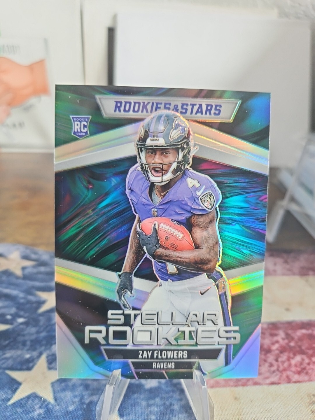 2023 Rookie & Stars  Stellar Rookies Silver #SR-2 Zay Flowers RC - Ravens