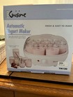 Euro Cuisine YM100 Automatic Yogurt Maker with Serving Jars plus 8 replacements