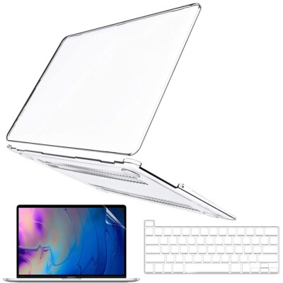Macbook Pro 14-Inch A3112 A3185 A3401 2024 M4 M3 M2 M1 Clear Case Cover Shell US