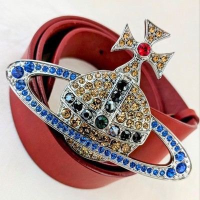 vivienne westwood スワロフスキー マルチカラー ORBベルト vivienne westwood Swarovski multicolor ORB belt | eBay