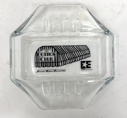 The Cotton Club Movie Promotional Clear Glass Ashtray