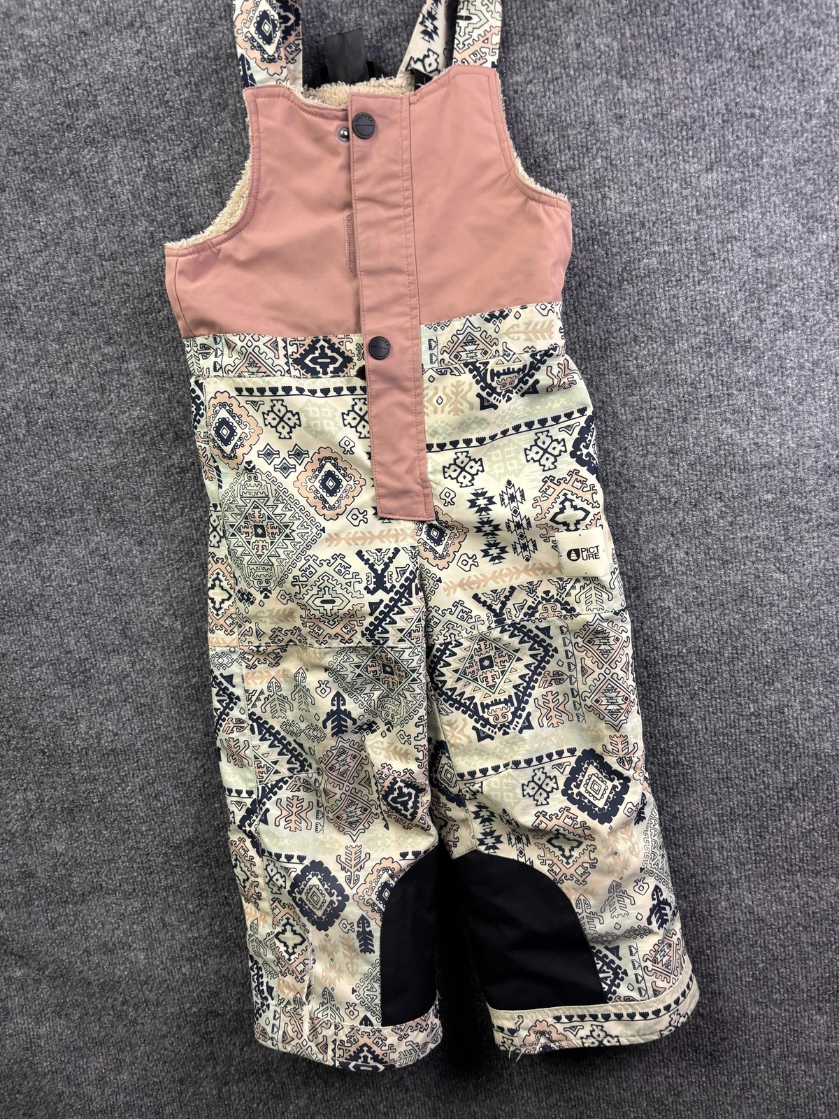 Picture Organic Clothing Ski Pants Kids 5 Multicolor Insulated Bib Snow
