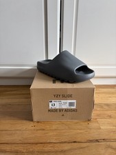 Size 13 - Adidas Yeezy Slide Slate Grey 100 AUTHENTIC FAST FREE SHIPPING
