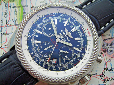 BREITLING BENTLEY MOTORS CHRONOGRAPH REF.: A25362 - BLAU - SPECIAL EDITION