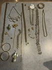 VTG/MOD MIX Lot Of 19 Gold Tone Jewelry All Signed