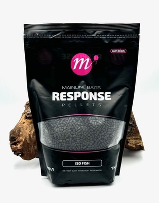 Mainline ISO Fish Response Pellets 5mm 1kg Feedern Karpfenfutter DER ANGLER DA