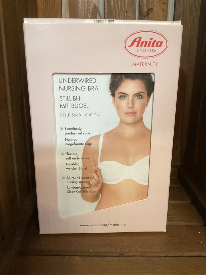 Sujetador básico de enfermería Anita Maternity 5068 ropa de maternidad de apoyo con aros Foto 2 de 4