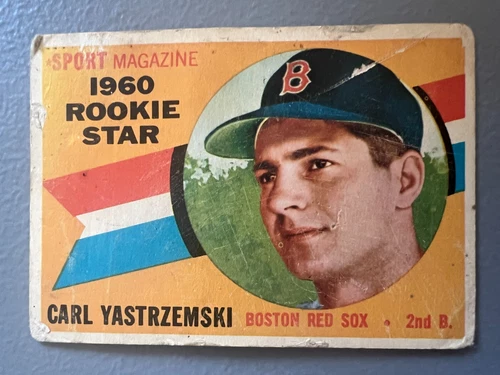 1960 Topps Baseball - Carl Yastrzemski ( Boston Red Sox ) Rookie Star #148 - PR