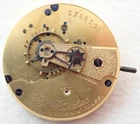 ANTIQUE 18s WALTHAM PS BARTLETT 15 JEWEL HUNTER POCKET WATCH MOVEMENT PARTS
