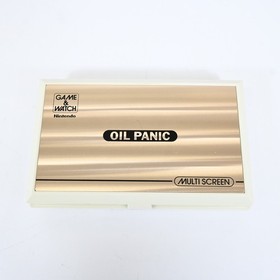 Nintendo Game & Watch Oil Panic OP-51 Multi Screen CIB Vintage Handheld Tested