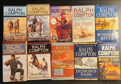 Ralph Compton Lot Of 10 Western Paperback Books