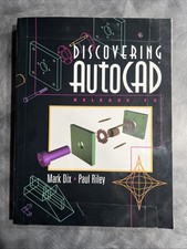 Discovering AutoCAD Release 13 by Mark Dix Paul Riley CAD Design Software Book