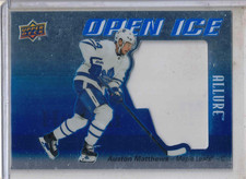 2019-20 UD Allure hockey Auston Matthews Open ICE card #OI-AM MAPLE LEAFS