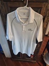 Greenbrier Resort Hotel Classic Golf Tournament  New With Tag Armour XL B&W Polo