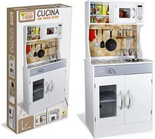 CUCINA IN LEGNO PER BAMBINI H90 GIOCATTOLO - TEOREMA 40619