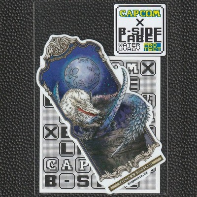 CAPCOM x B-Side Label Sticker MONSTER HUNTER Lucent Nargacuga Rise Sunbreak F/S