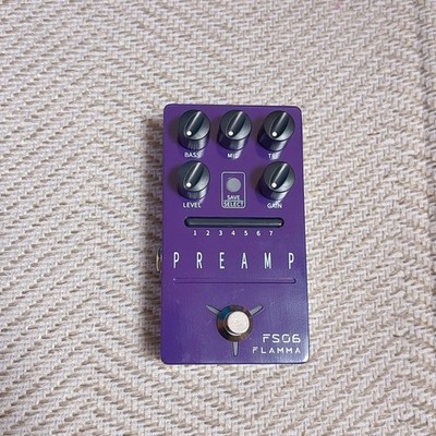 Flamma FS06 Preamp Guitar Pedal Compact Effect From Japan