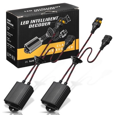 9006 HB4 LED Headlight Bulb Canbus Error Anti Flicker Resistor Canceller Decoder