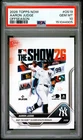 2026 Topps Now Aaron Judge Offseason MLB The Show Cover #OS19 PSA 10 Gem Mint