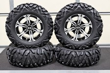 POLARIS RZR 570 27" QUADKING ATV TIRE 14" VIPER M/B WHEEL KIT  POL3CA BIGGHORN