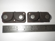 Pair of used tufnol cam cleats