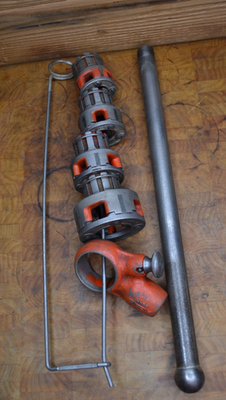 #ad #ad RIDGID 00 R Pipe Threader W Die Heads 3 8quot; 1 2quot; 3 4” 1quot; USA Tools $129.99