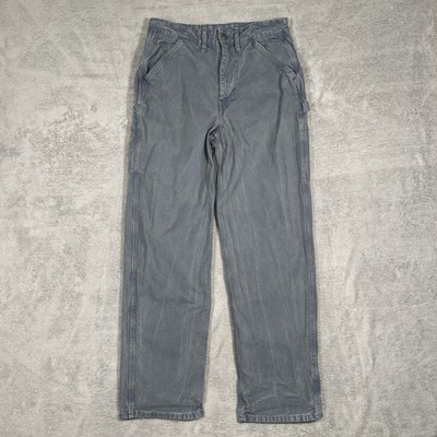 American Eagle Flex Carpenter Pants Men 30x29 Gray Workwear Utility Heavy Grunge