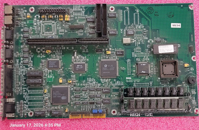 Dell 333 Motherboard, 386 33MHz CPU, 8MB RAM, VGA, IDE Dos Retro Gaming #ME94